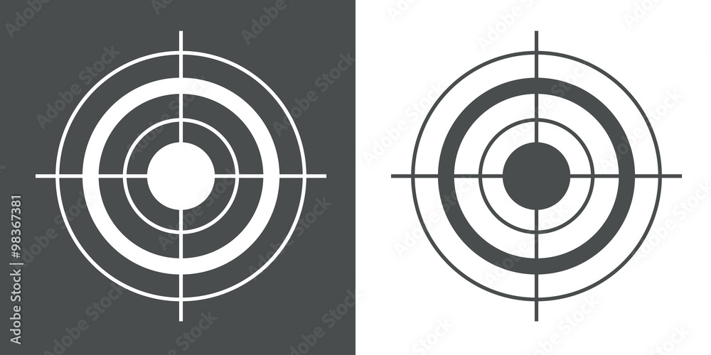 Icono plano target #1