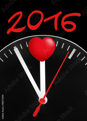 Stundenzeiger mit Herz