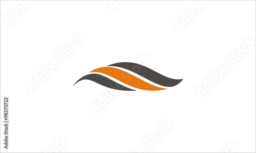  abstract leaf company logo