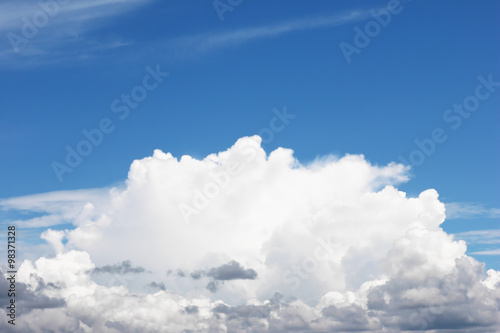 clouds in the blue sky background © modify260