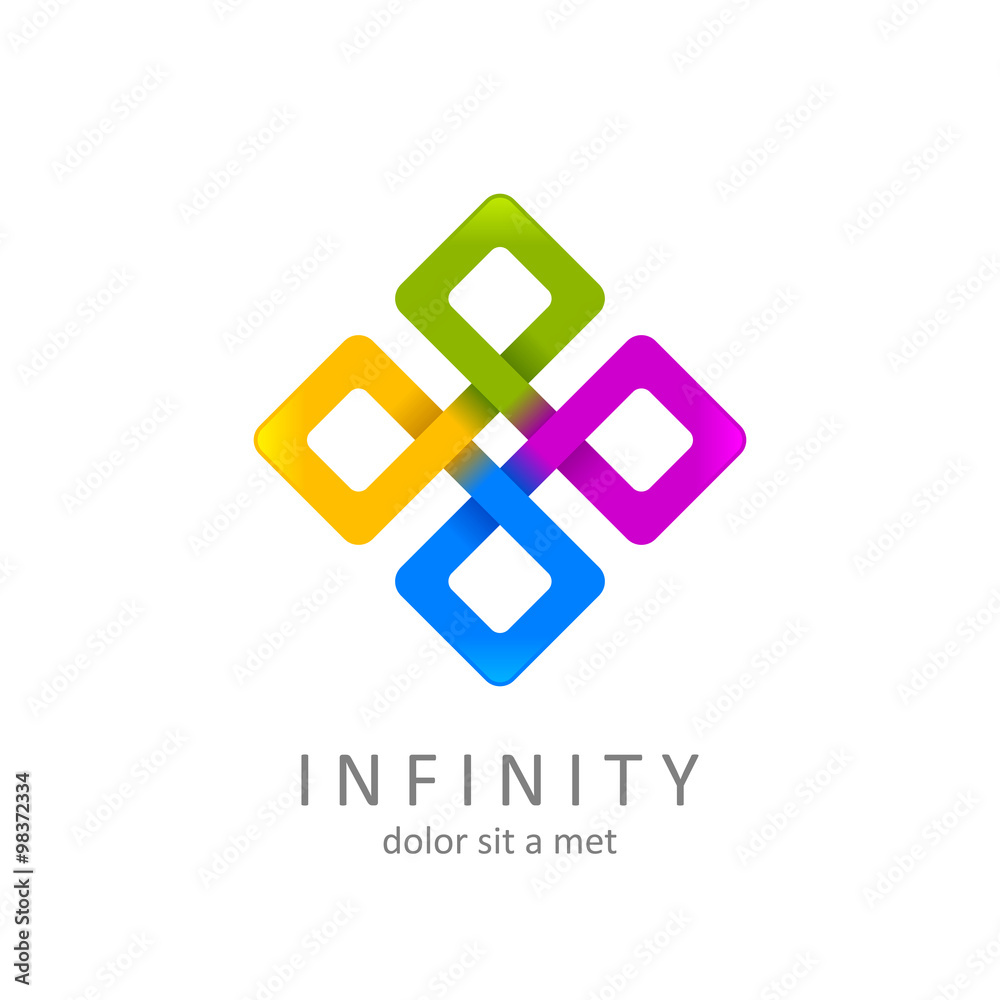 Fototapeta premium infinity logo template