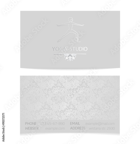 Yoga business card © S E P A R I S A