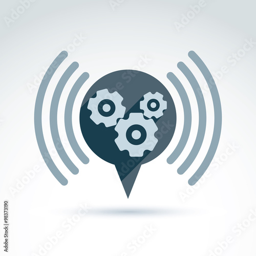 Vector illustration of conv...