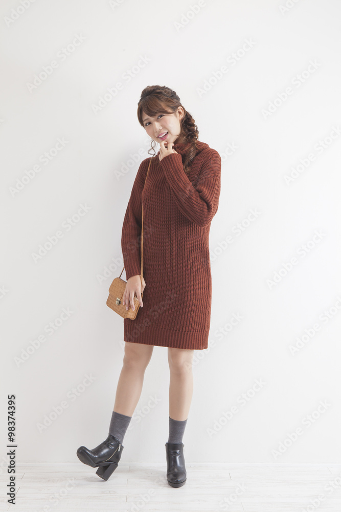 若い女性のポートレート