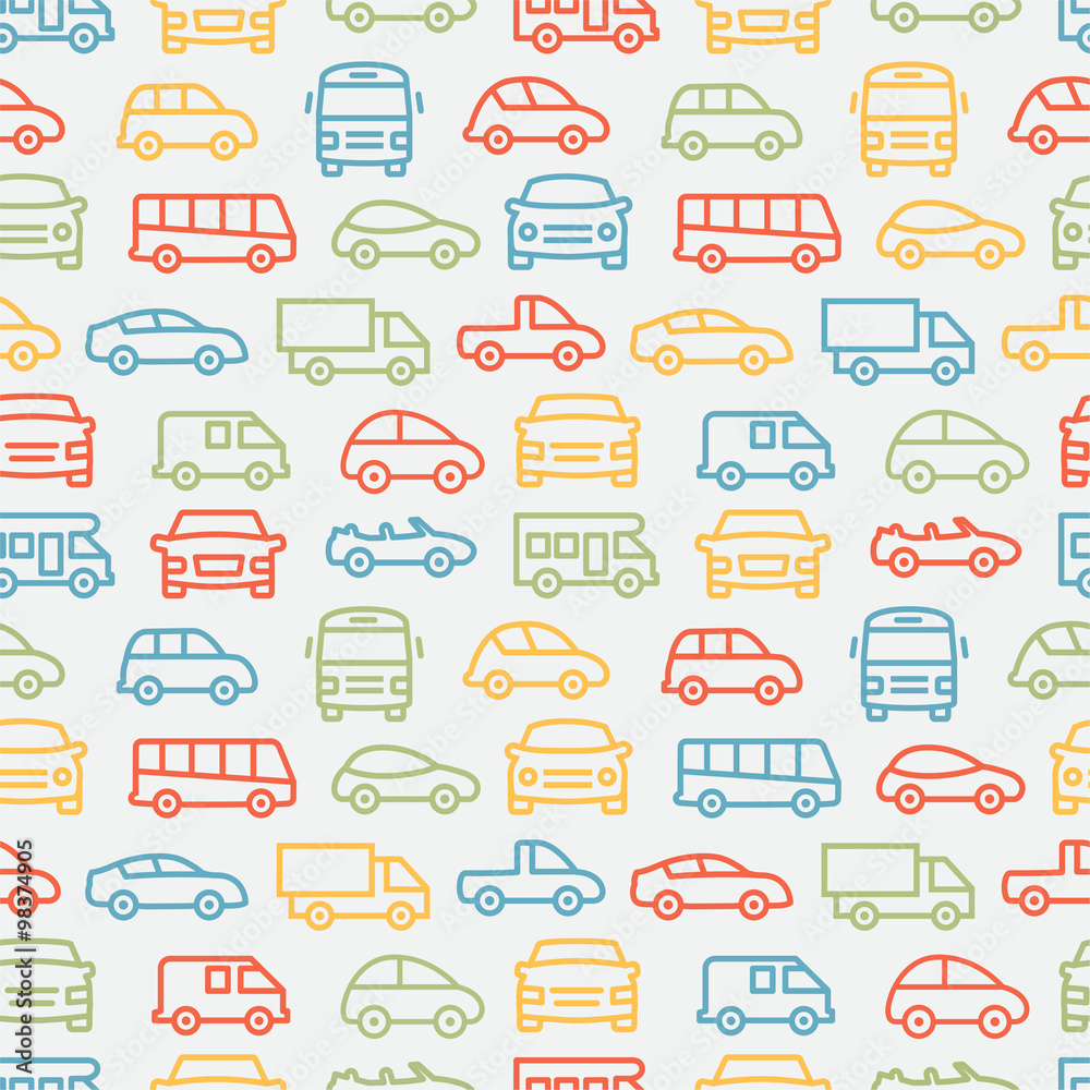 Car Seamless Pattern Car Seamless Pattern