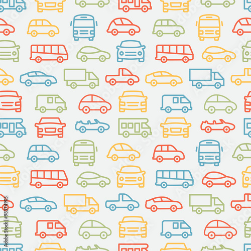 Car Seamless Pattern