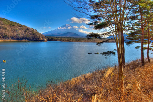 Lake Shojiko at Mount Fuji
