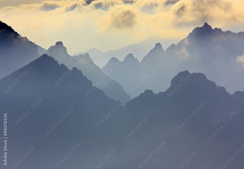 Obraz premium Tatry Wysokie - Słowacja 