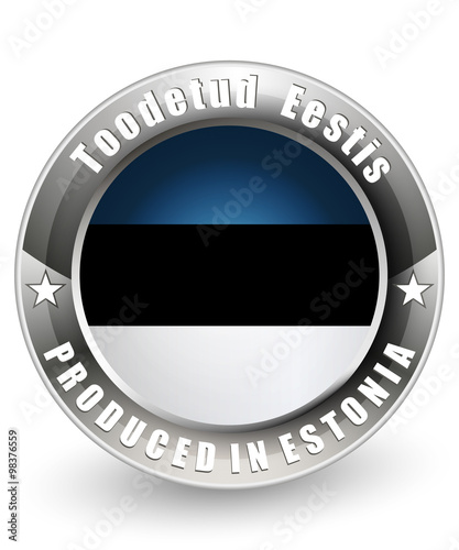 Produced in Estonia label