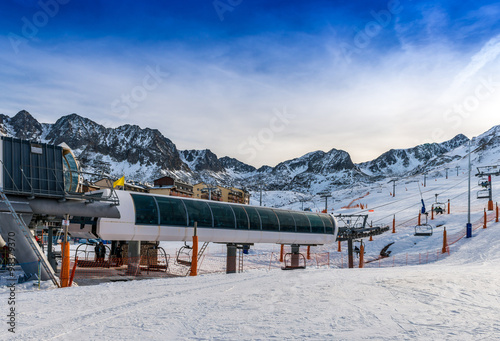 Piste de ski photo