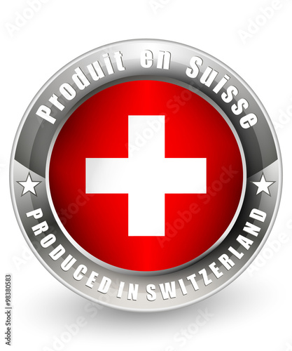 Produced in Switzerland label