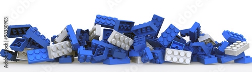 Plastic building blocks