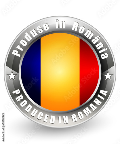 Produced in Romania label