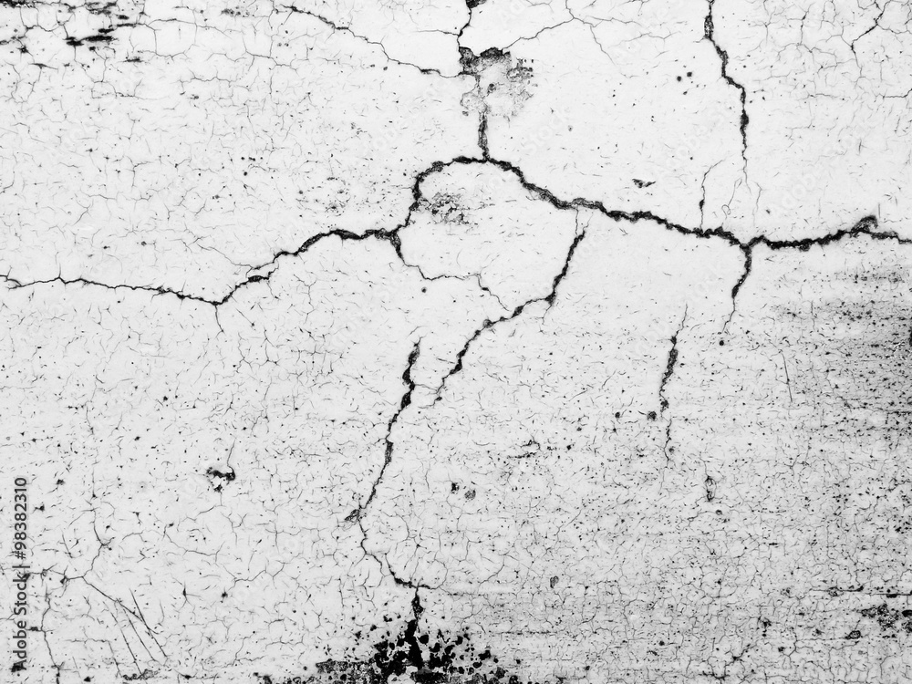 Fototapeta premium crack grunge white wall texture