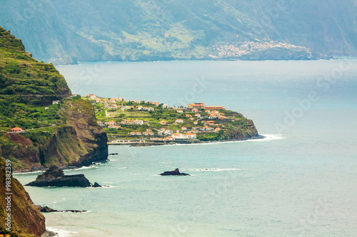 Coastline near Sao Jorge / Boaventura, Madeira photo