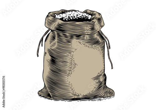 Rice in the sack