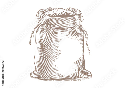 Rice in the sack