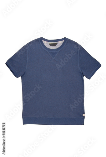 blue male tee-shirt