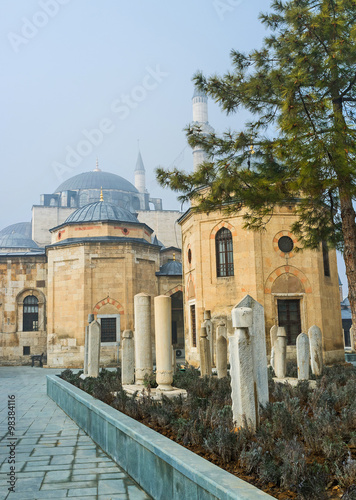 The yard of Mevlana Museum photo