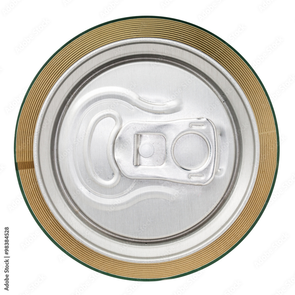 Aluminium drinks can from above (with clipping path) Aluminium drinks can from above (with clipping path)
