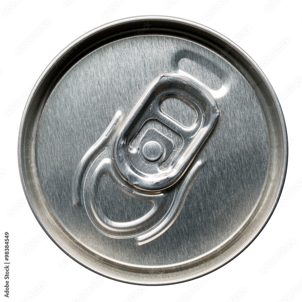 Aluminium drinks can from above (with clipping path) Aluminium drinks can from above (with clipping path)