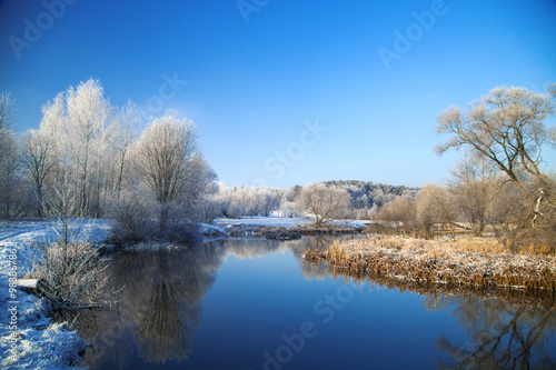 Picturesque scenery of winter. © Aliaksei