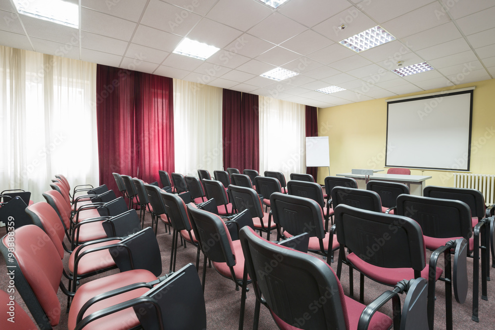 Naklejka premium Interior of a presentation room