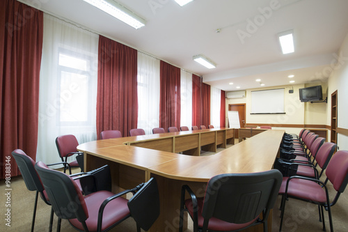 Interior of a boardroom