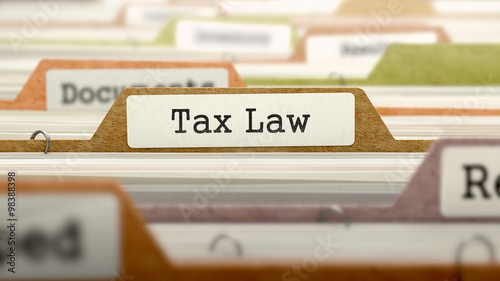 Tax Law - Folder Name in Directory.