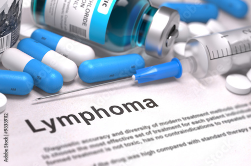 Lymphoma Diagnosis. Medical Concept. Composition of Medicaments. photo