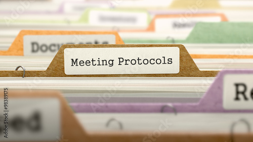 Meeting Protocols - Folder Name in Directory.