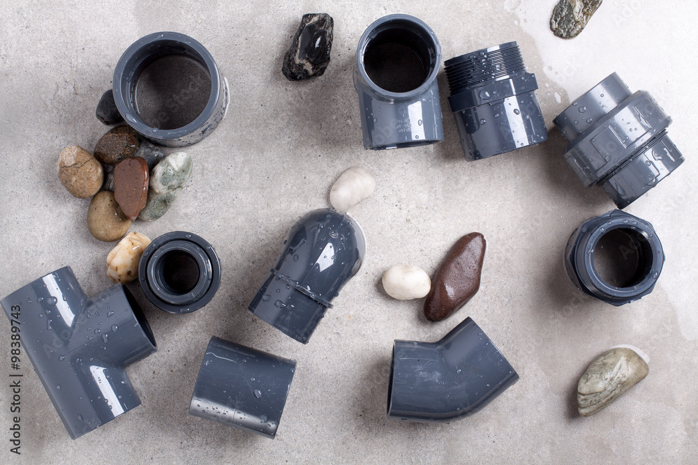 System PVC-U fittings for water.