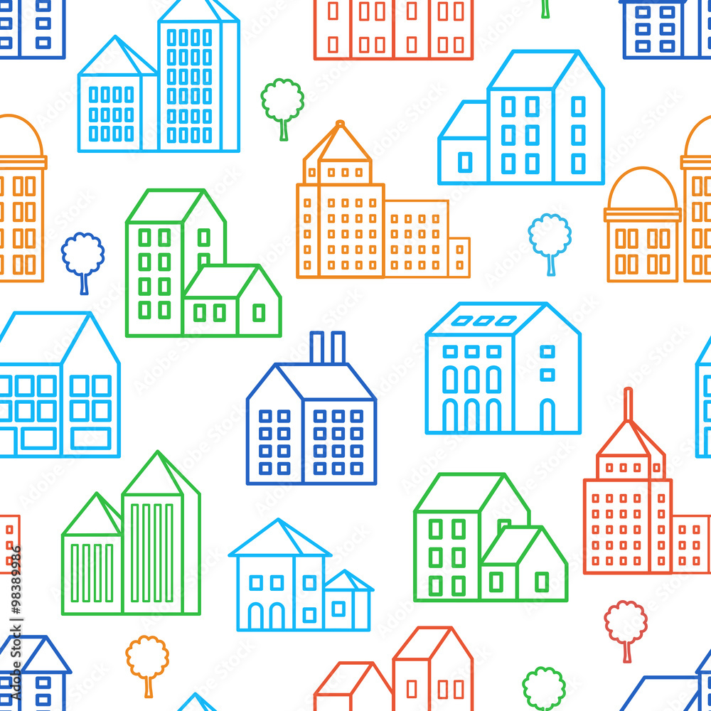 Building background seamless Building background seamless