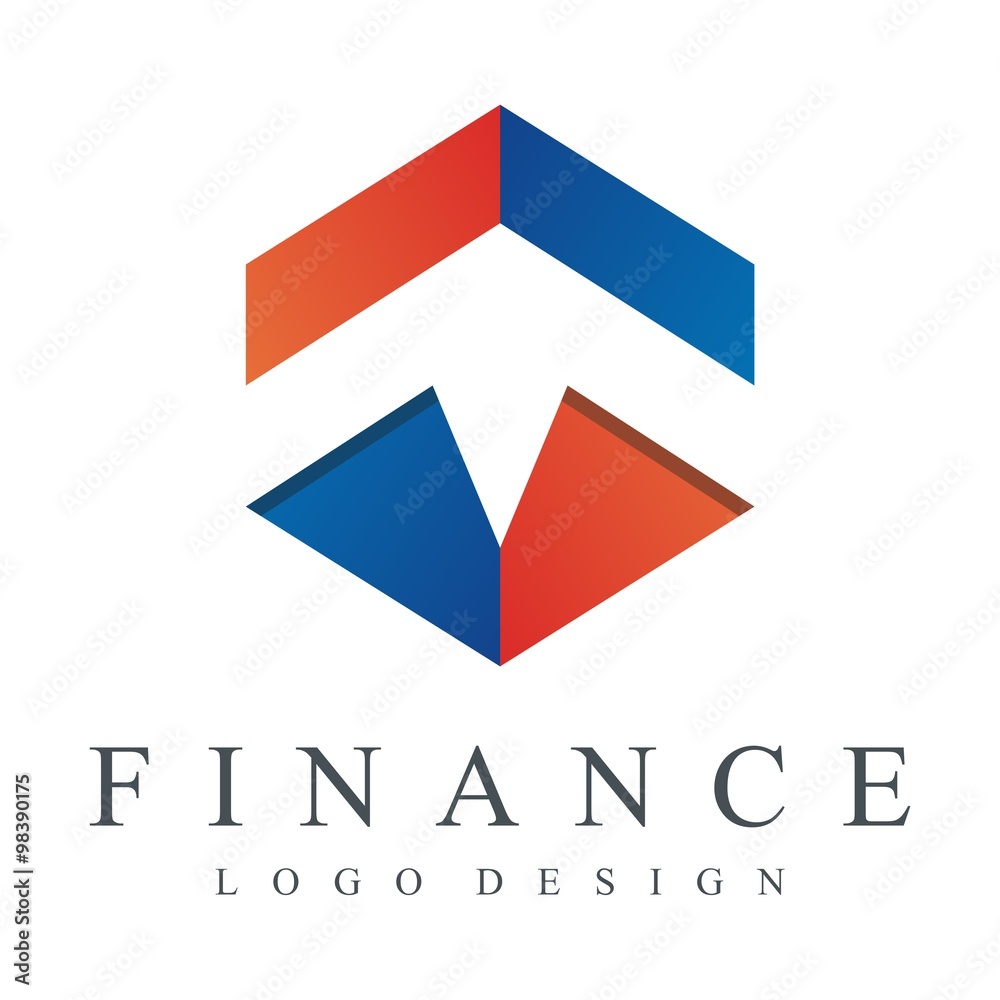 Finance, Accounting, Bank, Dove in Cube Design Logo Vector Finance, Accounting, Bank, Dove in Cube Design Logo Vector