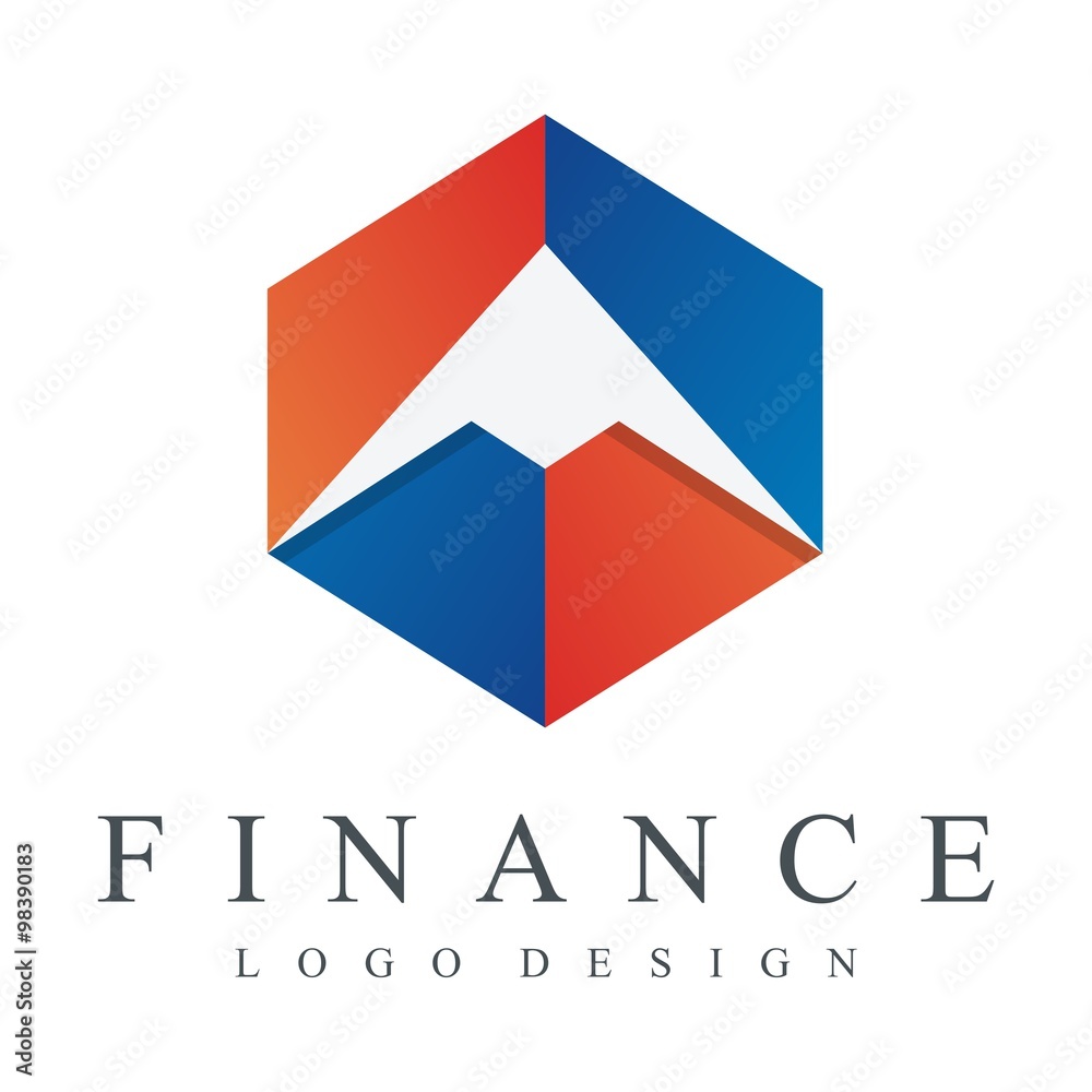 Finance, Accounting, Bank, Dove in Cube Design Logo Vector Finance, Accounting, Bank, Dove in Cube Design Logo Vector