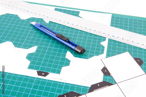Green cutting template