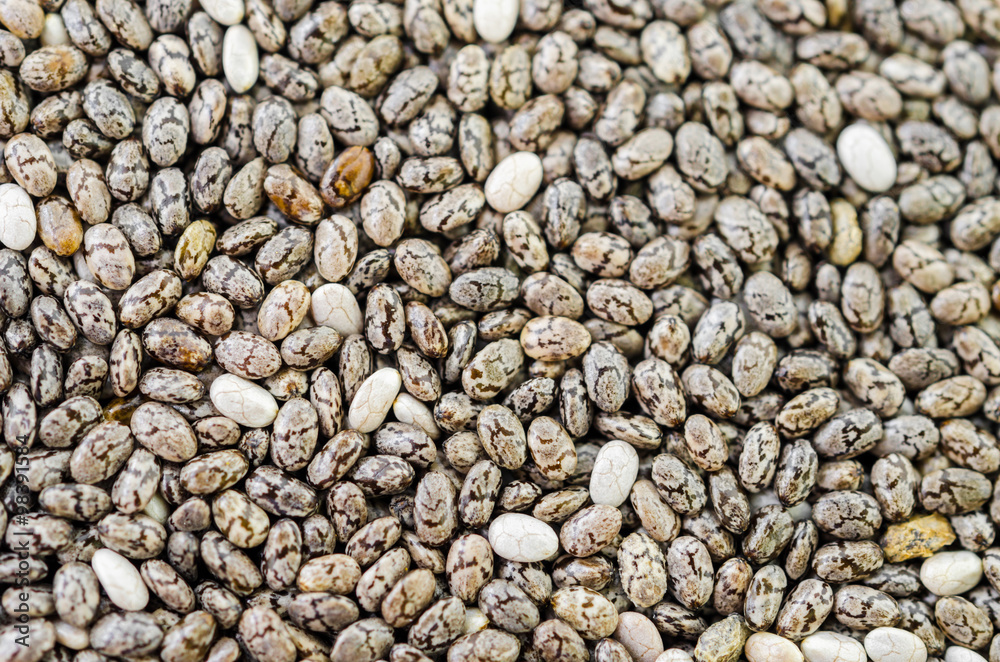 Chia seeds texture. Chia seeds texture.