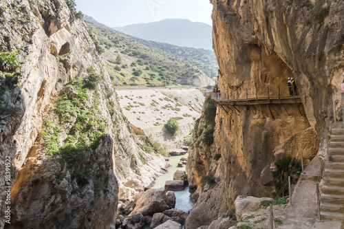 Fototapeta Naklejka Na Ścianę i Meble -   'El Caminito del Rey' (King's Little Path), World's Most Danger