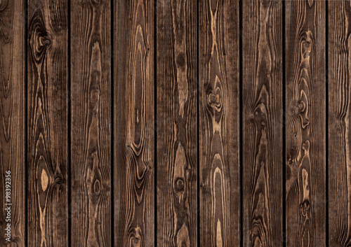 wall of brown wooden planks