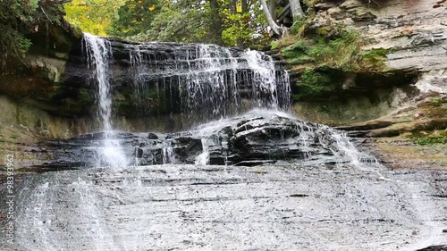 Laughing Whitefish Falls in the Upper Peninsula of Michigan. Near Chatham Michigan. photo