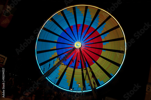 Ferris Wheel at Night