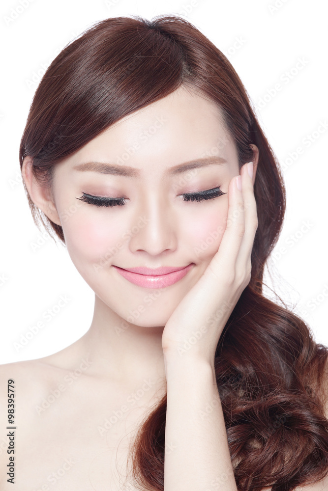 Beauty woman with charming smile Beauty woman with charming smile