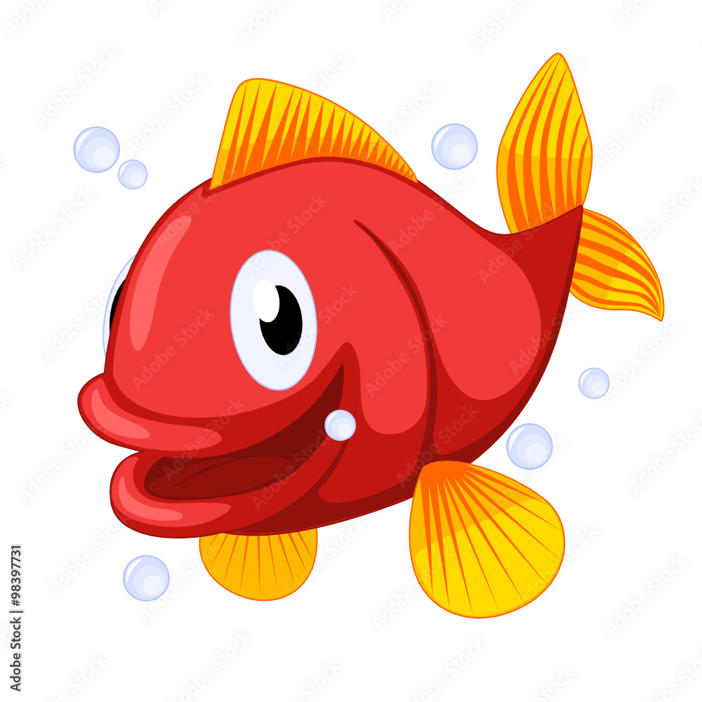 pesce rosso - obrazy, fototapety, plakaty 