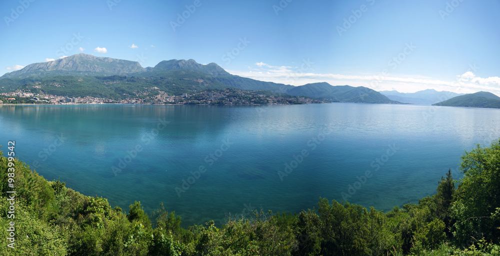 View of the Boka Bay (Montenegro)