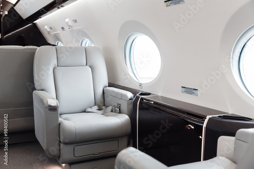 Luxury interior aircraft business aviation