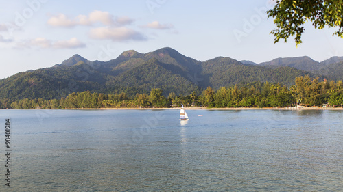 Beautiful lagoon in the Gulf of Thailand.