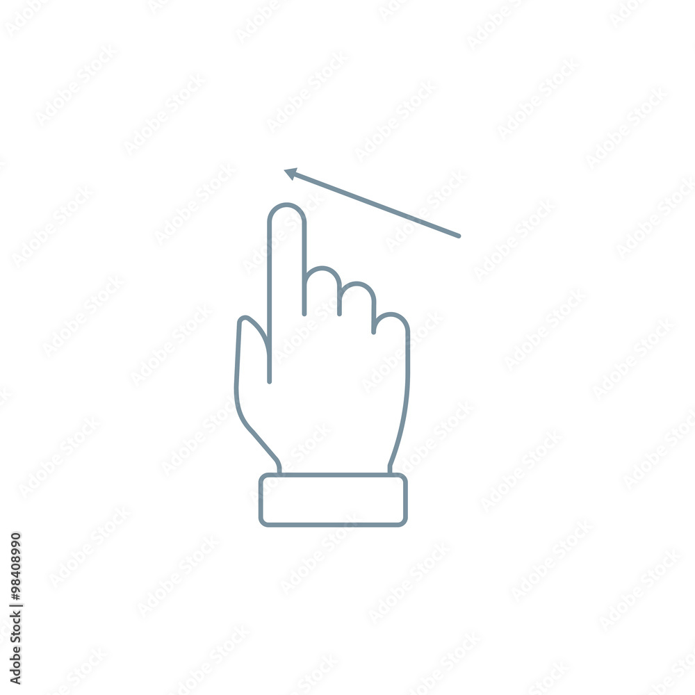 Multi touch, hand, finger, gesture icon Multi touch, hand, finger, gesture icon