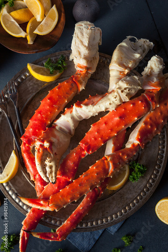 Cooked Organic Alaskan King Crab Legs