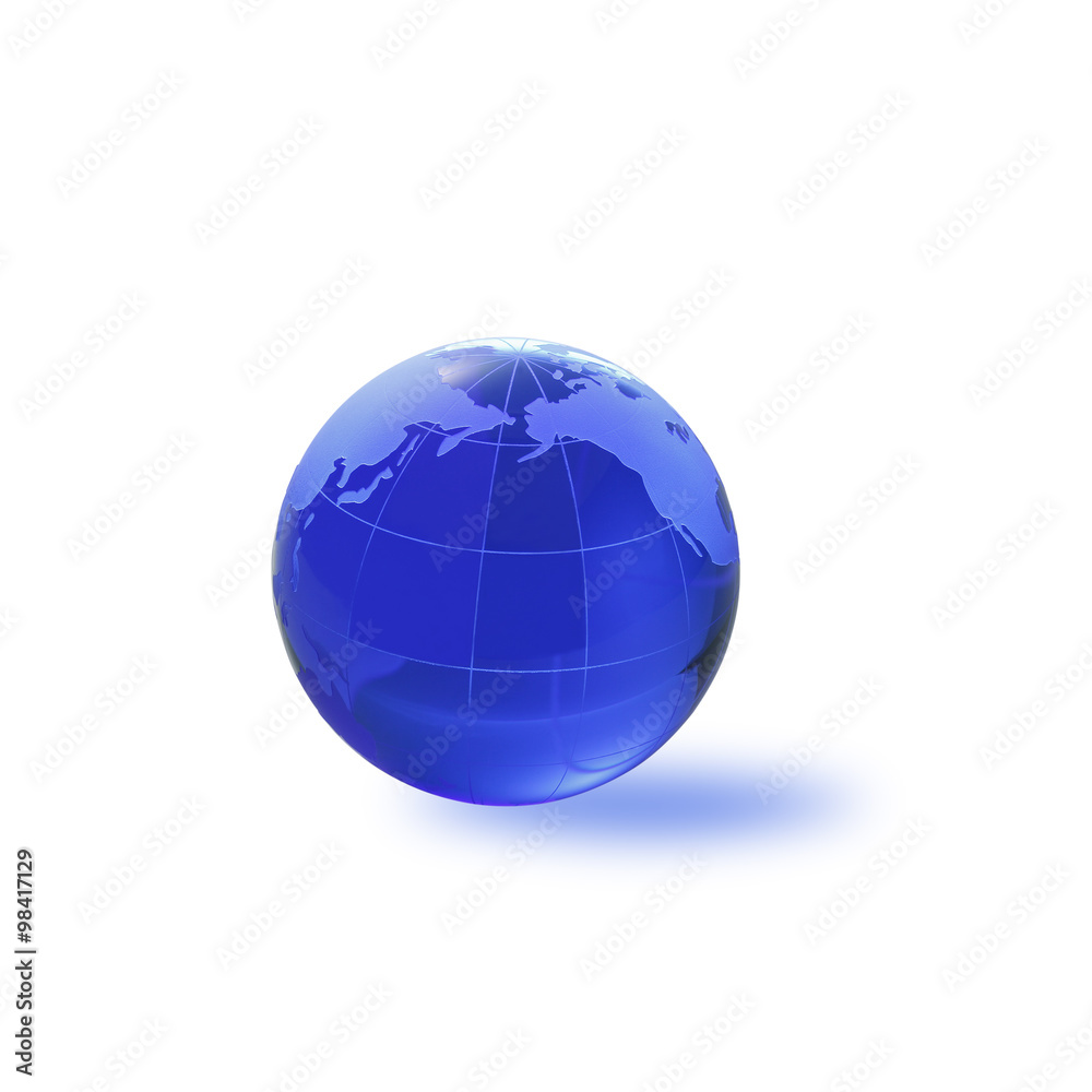 Globe of the World.Pacific Ocean/with clipping path Globe of the World.Pacific Ocean/with clipping path