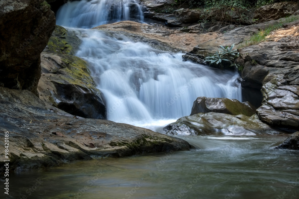 creek flowing over the rocks